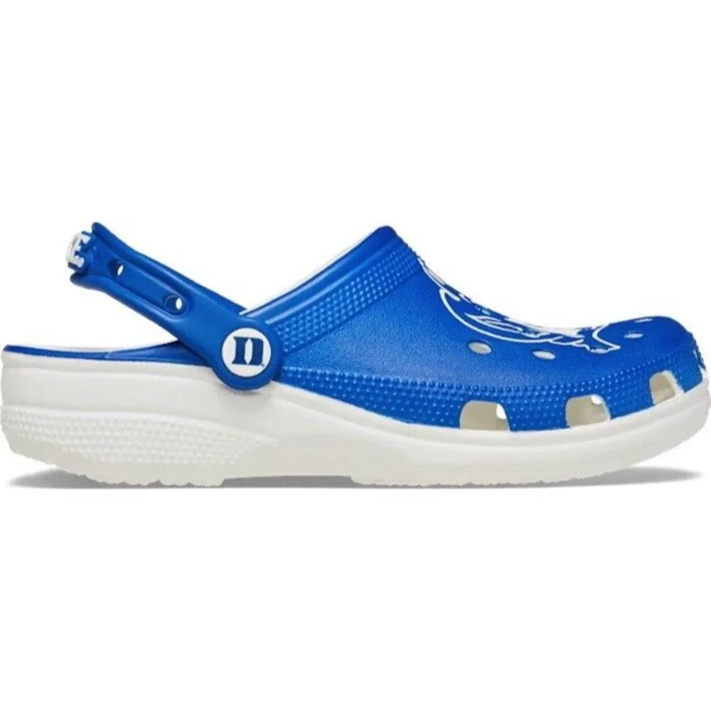Duke University Blue‎ Devils Crocs Classic Clogs For Men and Women Size M8/W10